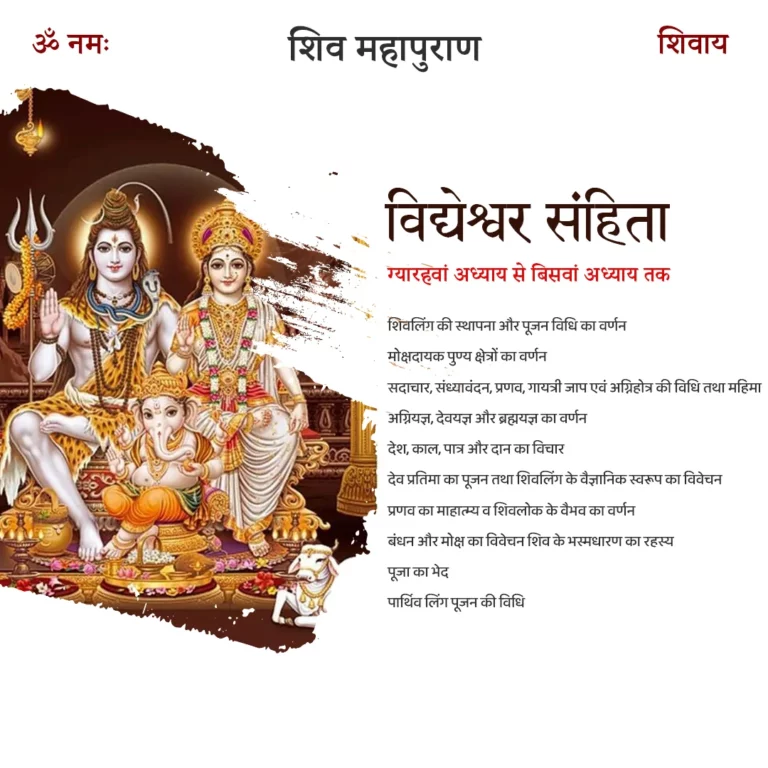 Vidyeshwar Samhita 11 Chapter To 20 Chapter