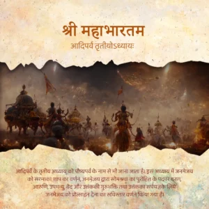 Mahabharat Adi Parva Tritiya Adhyay